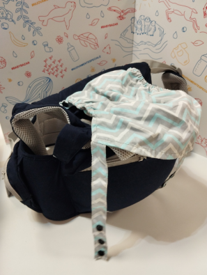 Marsupio Ergonomico Porta Bebè Con Seduta Da 0 A 36 Mesi Blu   