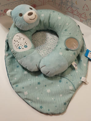  My First Nest Chicco 3 In 1 Azzurro Cuscino Tummy Time  
