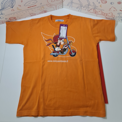 Maglietta 9/10 Anni Arancione Moto  