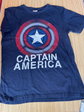 Maglia Captain America 13/14 Anni Bimba   