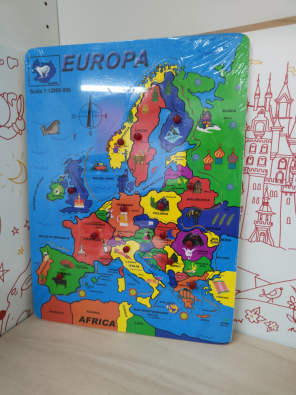 Puzzle Legno Europa Nuovo  