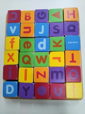 Cubi In Legno Alfabeto  