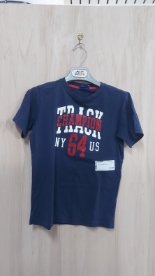T-shirt Champion 9-10a M Blu  