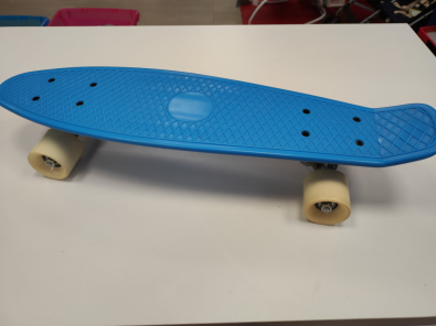 Skate Board Classico Da 5 Anni Portata Max 50 Kg Azzurro