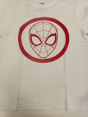 T-shirt Gap Marvel 9/10a Bimbo Bianco Stampa Spider Man