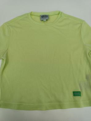 T-shirt Versace 10a Bimba Verde Mela