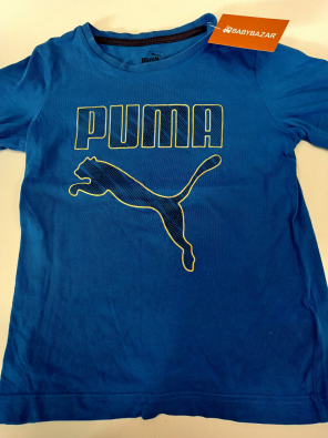 T-shirt Puma 8a Bimbo Bluette Stampa Logo