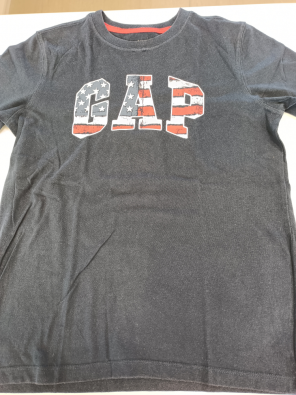 T-shirt Gap Taglia XL (11/12a) Bimbo Blu Stampa Logo 