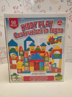 Costruzioni Kiddy Play Costruzioni In Legno 50 Pz