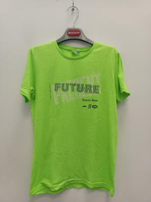 T-shirt IDO 14A BIMBO CM.164 GIALLO FLUO STAMPA FUTURE