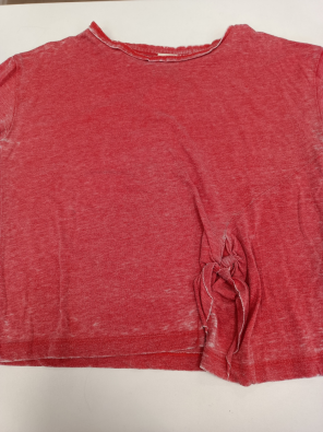 T-shirt Zara 8a Bimba Cm.128 Rosso Melange