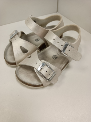 Sandalo Grunland N.22 Bimba Bianco Perlato
