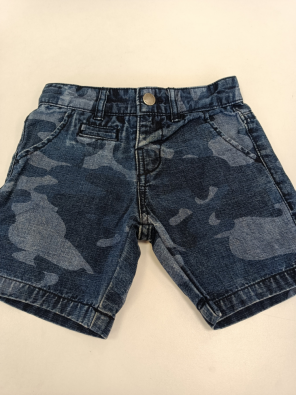 Bermuda Jeans Chicco 2a Bimbo Cm.92 Mimetico Blu