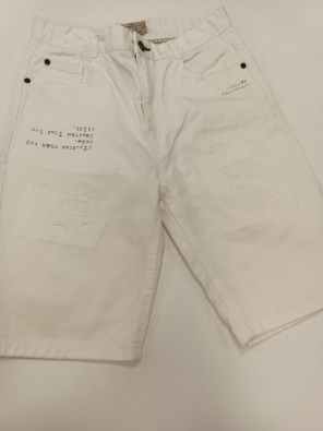 Bermuda Jeans Zara 11/12a Bimbo Cm.152 Bianco