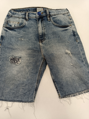 Bermuda Jeans Zara 13/14a Bimbo Con Strappi